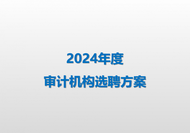 尊龙凯时技术2024年度审计机构选聘方案